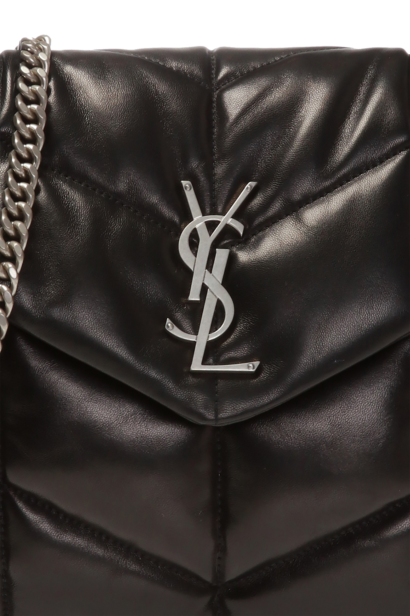 Black 'Loulou Puffer' shoulder bag Saint Laurent - Vitkac Canada